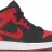 Женские кроссовки Nike Air Jordan 1 Mid GS 'Banned'