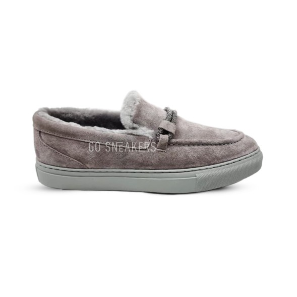 Унисекс зимние мокасины Brunello Cucinelli Moccasins Winter Dusk