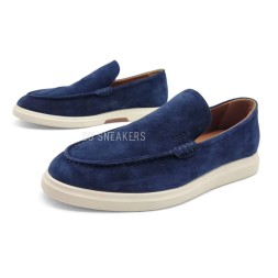 Hugo Boss Loafers Suede Navy