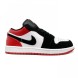 Унисекс кроссовки Nike Air Jordan 1 Low Black Toe (GS)