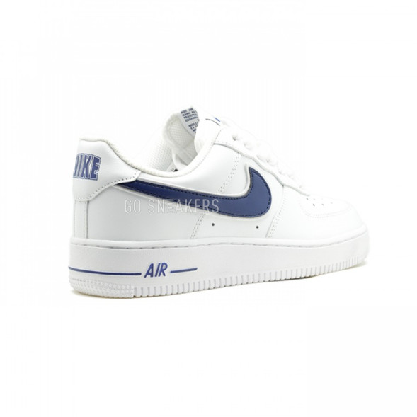 Мужские кроссовки Nike Air Force AF-1 Low White-Navy