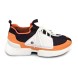Мужские кроссовки Hermes Casual Shoes For Men White/Black/Orange