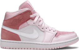 Женские кроссовки Nike Wmns Air Jordan 1 Mid 'Digital Pink'