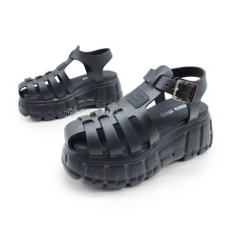 Miu-Miu Sandals Platform Black