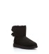 Женские мини угги с бантиками Mini Bailey Bow II Black