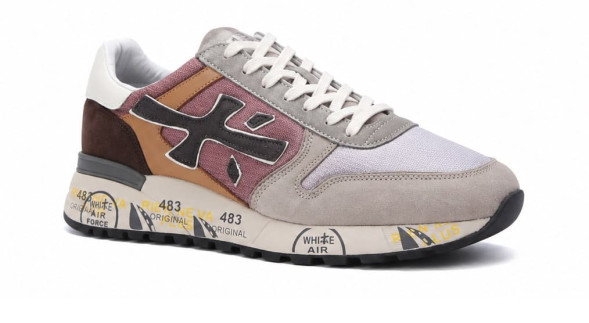 Мужские кроссовки Premiata Mick 483 Pink/Beige