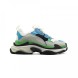 Женские кроссовки Balensiaga Triple S Blue-Grey-Green