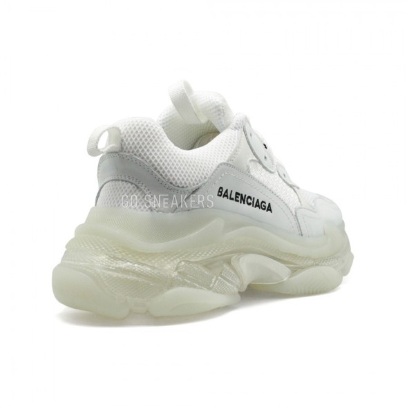 Женские кроссовки Balensiaga Triple S Transparent White