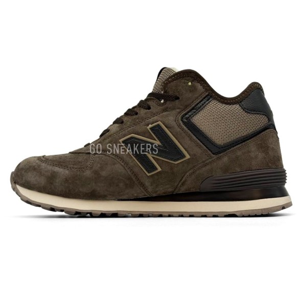 Мужские зимние кроссовки New Balance 574 Winter Suede Brown