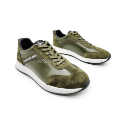 Calvin Klein Leather Suede Khaki