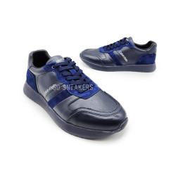 Calvin Klein Leather Suede Black/Navy