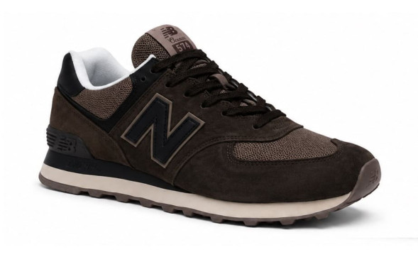Мужские кроссовки New Balance 574 Suede Brown