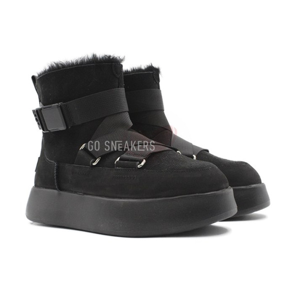 Женские угги UGG Boom Buckle Boot - Black