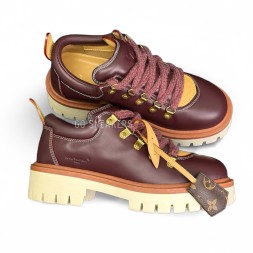 Louis Vuitton Laureate Platform Derby Sneakers Burgundy