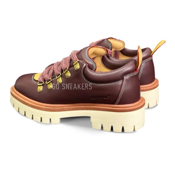 Женские ботинки Louis Vuitton Laureate Platform Derby Sneakers Burgundy