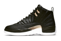 Nike Air Jordan 12 Retro Black Metallic Gold White