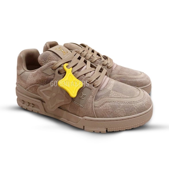 Мужские кроссовки Louis Vuitton Trainer Low Top Umber