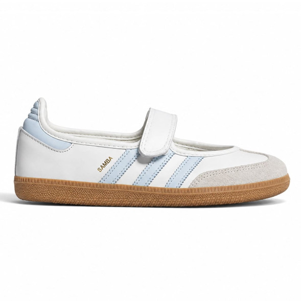 Женские босоножки Adidas Samba Jane White/Blue