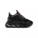 Мужские кроссовки Versace Chain Reaction Total Black