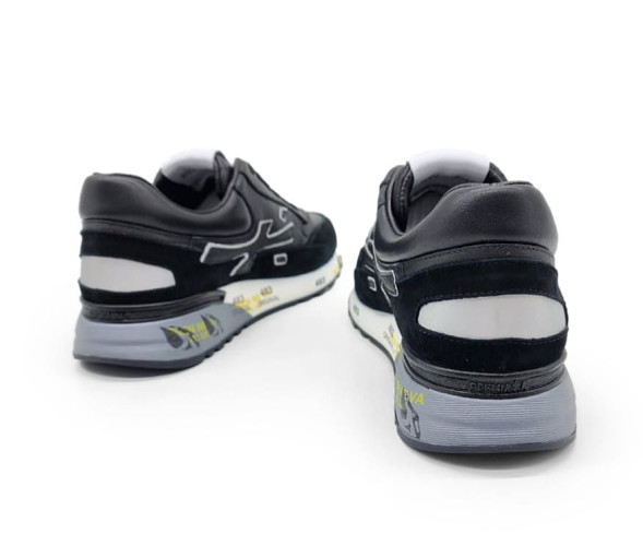 Унисекс кроссовки Premiata 483 Leather/Suede Dark Grey