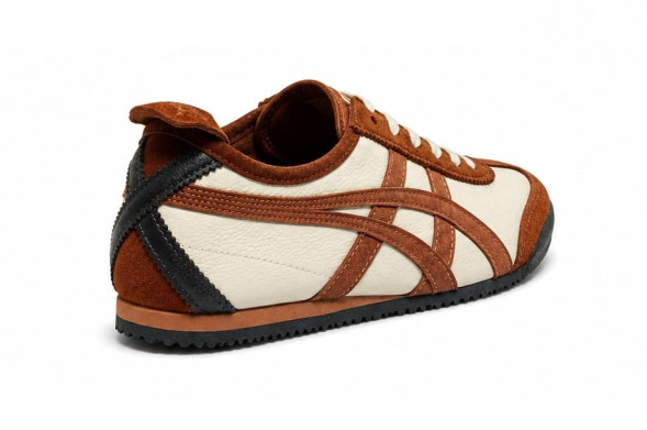 Женские кроссовки Onitsuka Tiger Mexico 66 Beige/Brown