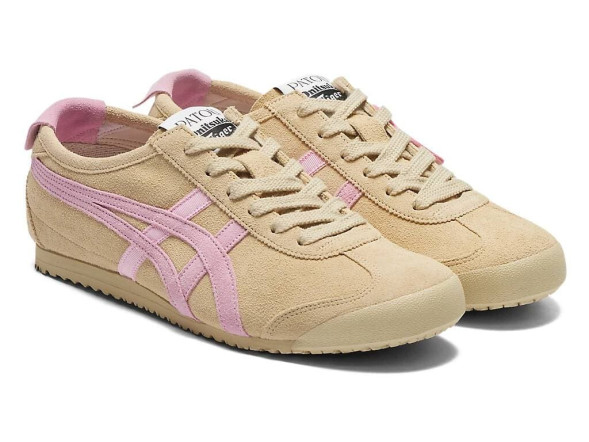 Женские кроссовки Onitsuka Tiger Mexico 66 Brown/Pink
