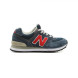 Женские кроссовки New Balance 574 Navy Red 1