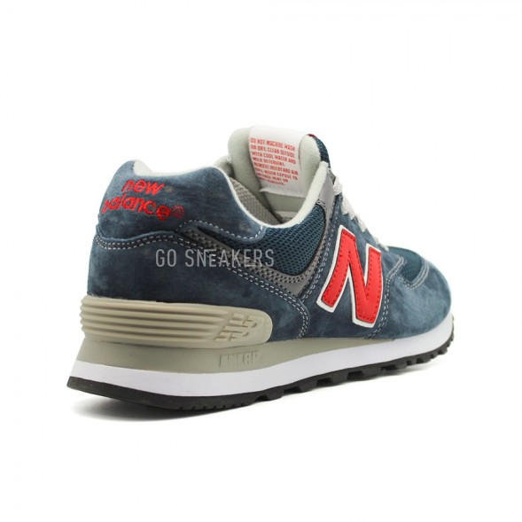 Женские кроссовки New Balance 574 Navy Red 1