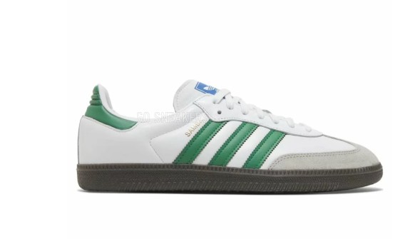 Женские кеды Adidas Samba OG White Green