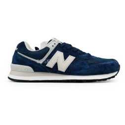 New Balance 574 Man Suede Navy/Beige