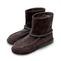 Brunello Cucinelli Suede Boot Chocolate
