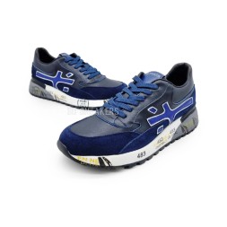 Premiata 483 Leather/Suede Black/Navy