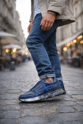 Premiata 483 Leather Full Navy