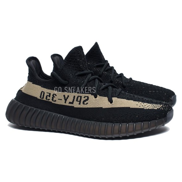 Унисекс кроссовки Adidas Yeezy Boost 350 V2 Core Black Green