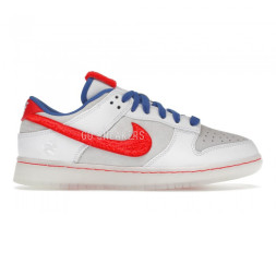 Nike Dunk Low Retro Prm Year Of The Rabbit White Crimson Varsity Royal