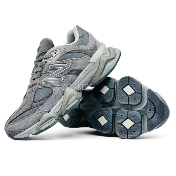 Зимние унисекс кроссовки New Balance 9060 Winter Suede Chocolate/Dark Grey