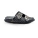 Мужские шлепки Fendi Flip-flops Double Black