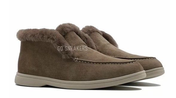 Женские ботинки Loro Piana Open Walk Light Coffee