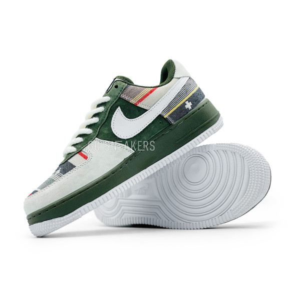 Унисекс кроссовки Nike Air Force 1 Pendleton Green/White