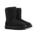 Женские непромокаемые короткие угги Classic Short Black II