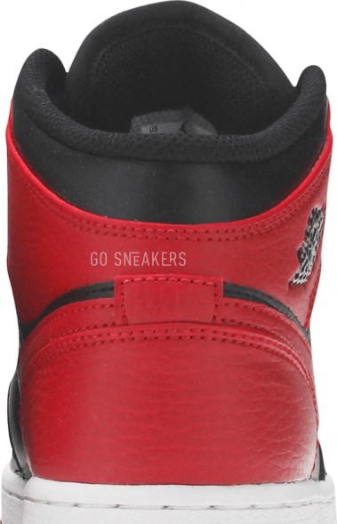 Женские кроссовки Nike Air Jordan 1 Mid GS &amp;#039;Banned&amp;#039;