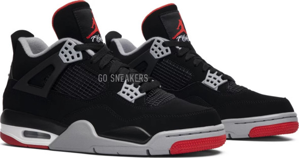 Унисекс кроссовки Nike Air Jordan 4 Retro OG &amp;#039;Bred&amp;#039; 2019