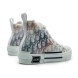 Женские кеды Dior High Top Logo Oblique