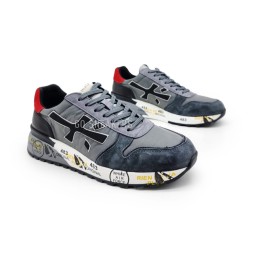 Premiata 483 Textile/Suede Light Grey
