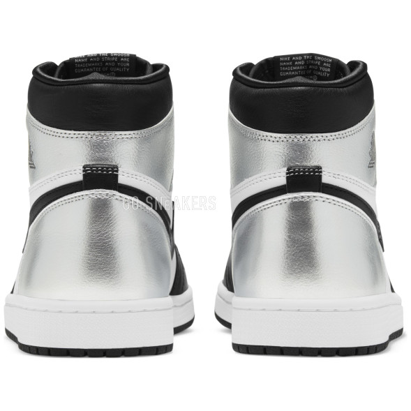 Унисекс кроссовки Nike Air Jordan 1 Retro High Silver Toe