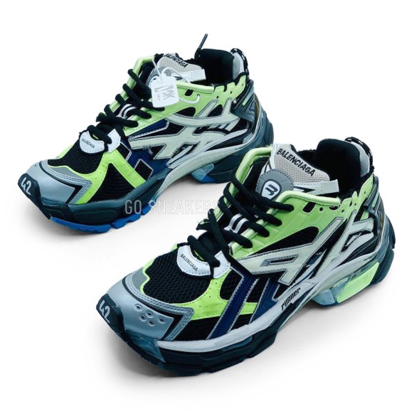 Мужские кроссовки Balenciaga Runner Navy/Toxic