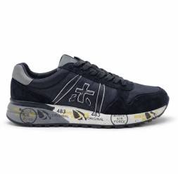 Premiata 483 Textile/Suede Black