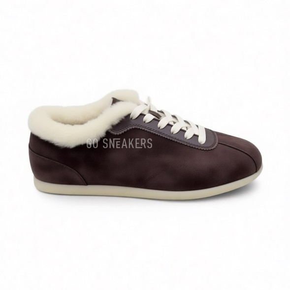 Женские зимние кроссовки Brunello Cucinelli Sneakers Winter Chocolate