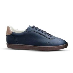 Brunello Cucinelli Leather Sneakers Navy