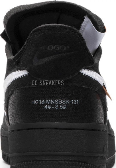 Унисекс кроссовки Nike Off-White x Air Force 1 Low &amp;#039;Black&amp;#039;